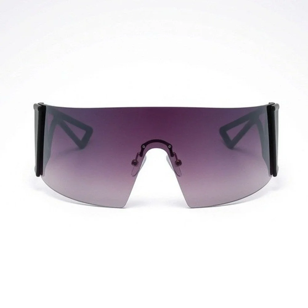 Men Sunglasses Fashion Designer Wrap‎ Around Style Sporty Futuristic Sun Protect